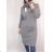 Women's long sleeve sweater (S -M -L ONE SIZE) Italian fashion IM820057 black L / XL