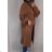 Cardigan knitted long sleeve women (UNI S / M) ITALIAN FASHION IMD20424 Brown