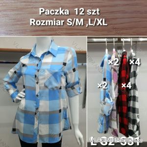 Shirt blouse 3/4 sleeve (UNI XL-3XL) ITALIAN MODA IM420486