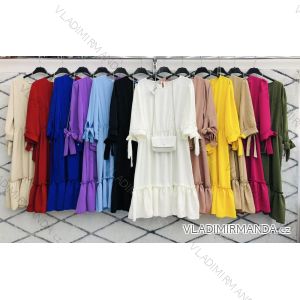 Dress with 3/4-sleeve ladies pocket (uni sl) ITALIAN Fashion IMWD20527