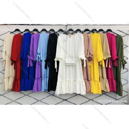 Dress with 3/4-sleeve ladies pocket (uni sl) ITALIAN Fashion IMWD20527