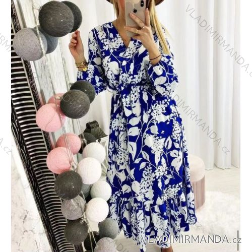 Dress with 3/4-sleeve ladies pocket (uni sl) ITALIAN Fashion IMWD20527