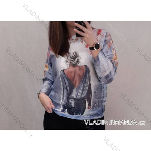 Women's light sweater (uni l / xl) ITALIAN FASHION IMB21452
