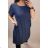 Denim short summer dress straps women (uni s / l) ITALIAN FASHION IM720103