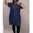 Denim short summer dress straps women (uni s / l) ITALIAN FASHION IM720103