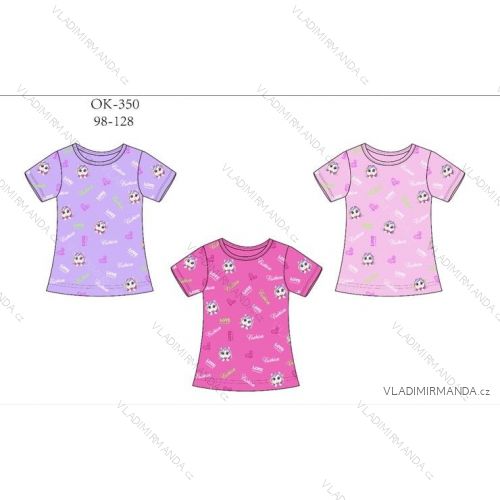 T-shirt short sleeve baby girl (98-128) SEASON T-303