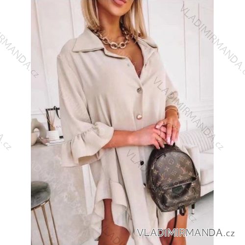 Dress with 3/4-sleeve ladies pocket (uni sl) ITALIAN Fashion IMWD20529