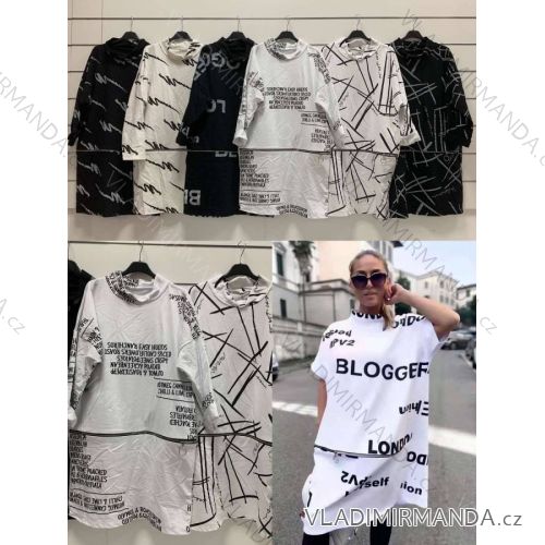 Blouse long sleeve with ruffles women (UNI S / L) ITALIAN FASHION IMK20159