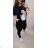 Shirt 3/4 sleeve ladies strip (4XL/5XL ONE SIZE) ITALSKÁ MÓDA IM422026