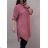 Shirt Dress 3/4 Long Sleeve Ladies (UNI S / L) ITALIAN FASHION IM420203