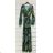 Summer long sleeve flowered women's dress (UNI S / L) ITALIAN FASHION IMK20150