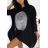 Summer long sleeve flowered women's dress (UNI S / L) ITALIAN FASHION IMK20150
