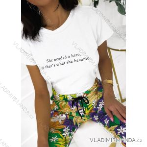 T-shirt elegant long sleeve women (S / M ONE SIZE) ITALIAN FASHION IMWK21008