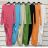 Summer long sleeve flowered women's dress (UNI S / L) ITALIAN FASHION IMK20150