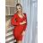 Summer long sleeve flowered women's dress (UNI S / L) ITALIAN FASHION IMK20150