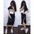 Summer long sleeve flowered women's dress (UNI S / L) ITALIAN FASHION IMK20150