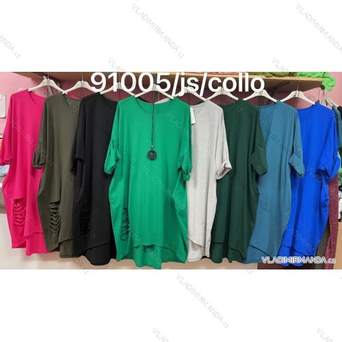 Dress with 3/4-sleeve ladies pocket (uni sl) ITALIAN Fashion IM3181746