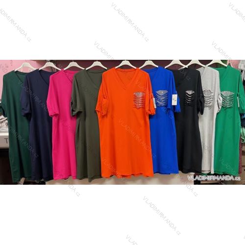 Women's short sleeve tunic (uni xL / 2XL) TURKISH FASHION TM9200691