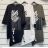 Summer long sleeve flowered women's dress (UNI S / L) ITALIAN FASHION IMK20150