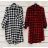 Summer long sleeve flowered women's dress (UNI S / L) ITALIAN FASHION IMK20150