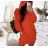 Summer long sleeve flowered women's dress (UNI S / L) ITALIAN FASHION IMK20150