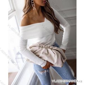 T-shirt elegant long sleeve women (S / M ONE SIZE) ITALIAN FASHION IMWK21008