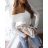 T-shirt elegant long sleeve women (S / M ONE SIZE) ITALIAN FASHION IMWK21008