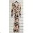 Summer long sleeve flowered women's dress (UNI S / L) ITALIAN FASHION IMK20150