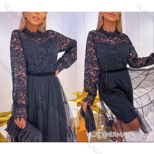 Dress with 3/4-sleeve ladies pocket (uni sl) ITALIAN Fashion IMWD20527