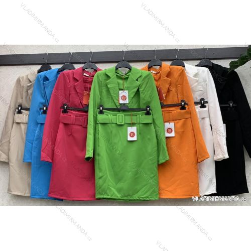 Buttoned Dress with Buttoned Ladies (uni s-m) ITALIAN FASHION IM2203948