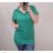 T-shirt tunic long sleeve ladies (l-3xl) TOVTA PM1180440 XL/2XL Green