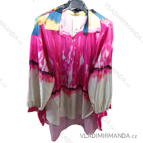 Tunic shirt shirts long sleeve with ladies (uni sl) ITALIAN Fashion IM718028