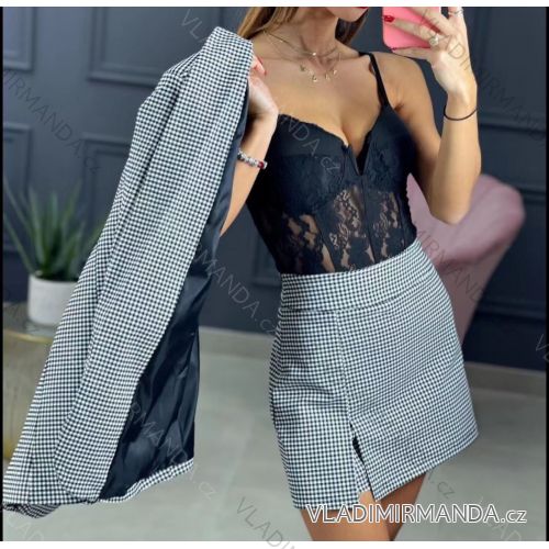 Buttoned Dress with Buttoned Ladies (uni s-m) ITALIAN FASHION IM2203948