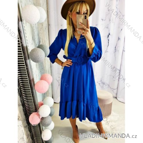 Dress with 3/4-sleeve ladies pocket (uni sl) ITALIAN Fashion IMWD20527