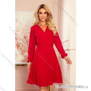 Classic Warm Long Sleeve Dress Women's (M / L ONE SIZE) ITALIAN FASHION IM42111803