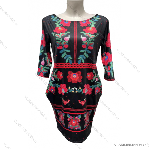 Dress with 3/4-sleeve ladies pocket (uni sl) ITALIAN Fashion IM3181746