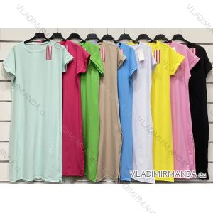 Summer long sleeve flowered women's dress (UNI S / L) ITALIAN FASHION IMK20150