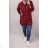 Women's Long Sleeve Turtleneck Dress (uni s-l) ITALIAN FASHION IM720011 white L / XL one size