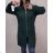 Women's flannel jacket (S / M ONE SIZE) ITALIAN FASHION IMC211073 M / L Black