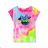 T-shirt short sleeve children´s girl´s (116-146) KUGO S3227
