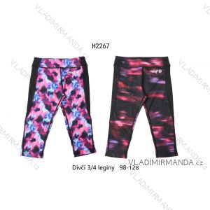 Leggings 3/4 short children's girls (98-128) WOLF H2047