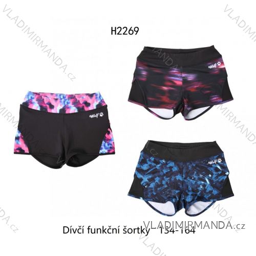 Shorts, shorts youth girls (134-164) WOLF H2048