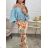Top blouse chiffon long sleeve women (S / M ONE SIZE) ITALIAN FASHION IMWY21740