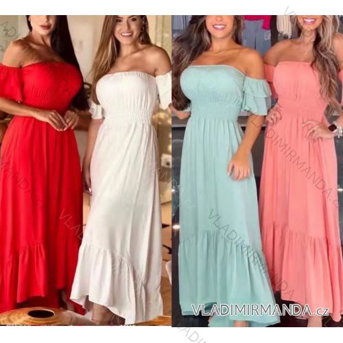 Summer short sleeve summer dress (S / M ONE SIZE) ITALIAN FASHION IMWY21019