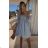 Carmen short sleeve dress women (S / M ONE SIZE) ITALIAN FASHION IMWG216051