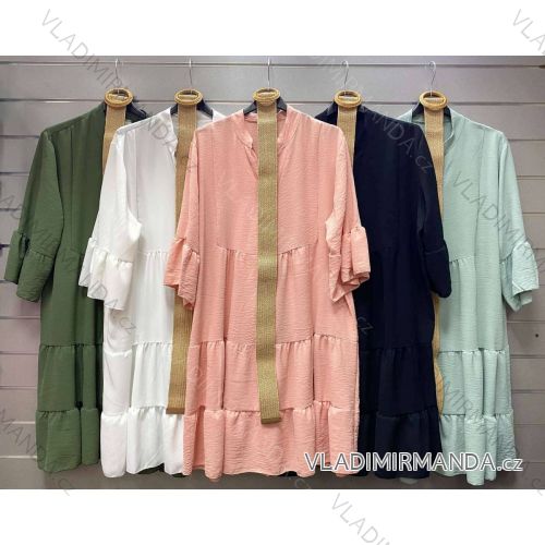 Summer short sleeve summer dress (S / M ONE SIZE) ITALIAN FASHION IMWY21019