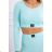 A set with a mint ribbed top
