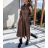 Dress with 3/4-sleeve ladies pocket (uni sl) ITALIAN Fashion IMWD20529 <p>khaki</p> S/M