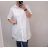 dress shirt extended 3/4 short sleeve women's stripe (uni S / M / L) ITALIAN FASHION IMD20179