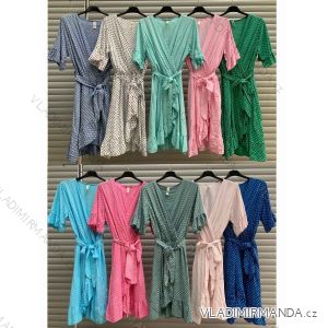 Summer short sleeve summer dress (S / M ONE SIZE) ITALIAN FASHION IMWY21019